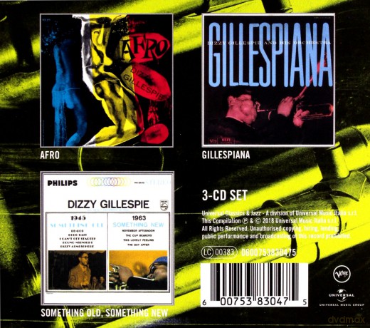 Dizzy Gillespie: 3 Essential Albums (Afro, Something Oldsomethomg New, Gillespiana) [3CD]