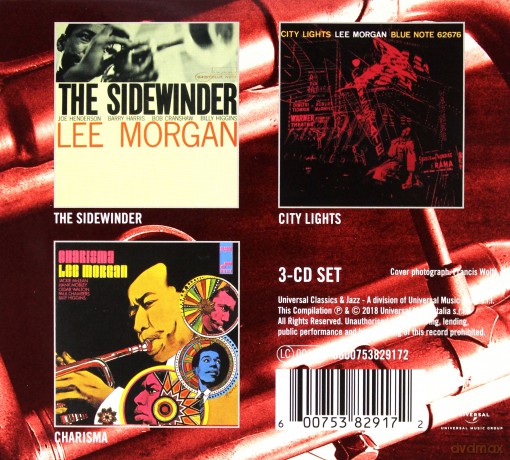 Lee Morgan: 3 Essential Albums (City Lights,Charisma, Sidewinder) [3CD]