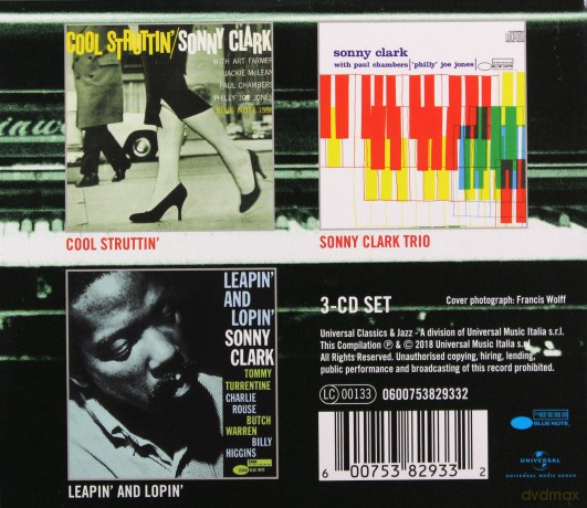 Sonny Clark: 3 Essential Albums (Cool Struttin, Trio, Leapin And Lopin) [3CD]