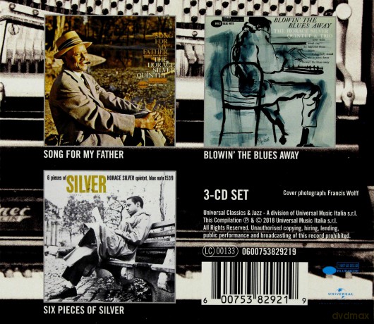 Horace Silver: 3 Essential Albums (Song For My Father, Blowin The Blues Away, Six Pieces Of Silver) [3CD]