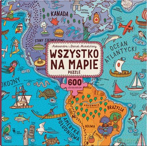 Wszystko na mapie - Aleksandra Mizielińska, Daniel Mizieliński [PUZZLE]