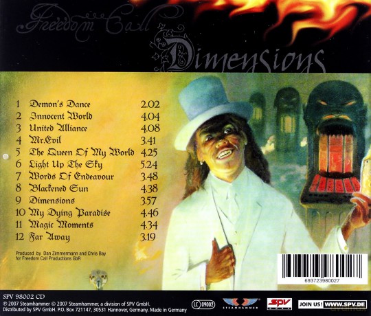 Freedom Call: Dimensions [CD]