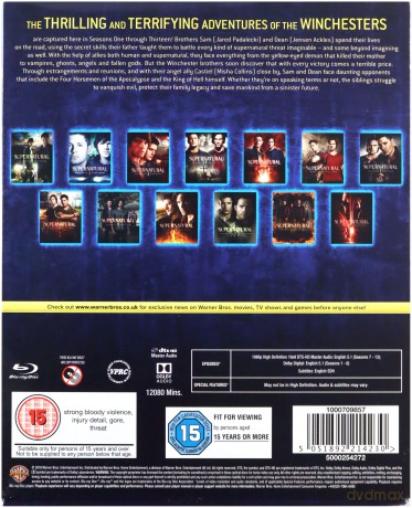 Supernatural Season 1-13 (Nie z tego świata Sezon 1-13) [BOX] [47xBlu-Ray]