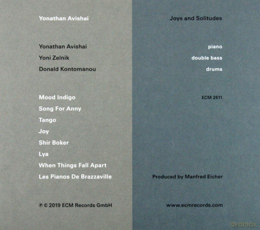 Yonathan Avishai Trio: Joys And Solitudes [CD]