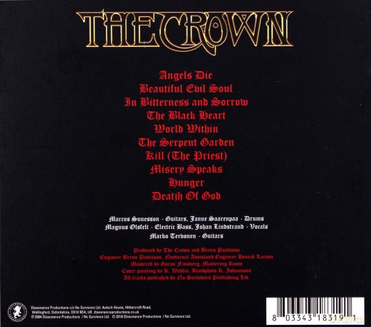 The Crown: Eternal Death (digipack) [CD]