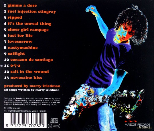 Marty Friedman: Music For Speeding [CD]