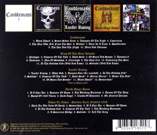 Candlemass: The Nuclear Blast Recordings [5CD]
