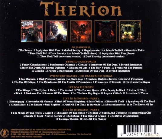 Therion: The Nuclear Blast Recordings [6CD]