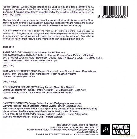 Kubrick's Music: Selections from the films of Stanley Kubrick [4CD]