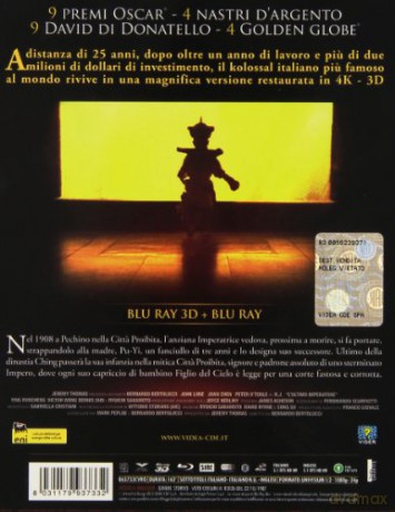 The Last Emperor (Ostatni cesarz) [Blu-Ray 3D]+[Blu-Ray]