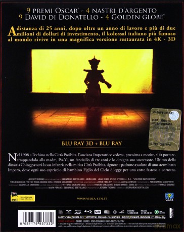 The Last Emperor (Ostatni cesarz) [Blu-Ray 3D]+[Blu-Ray]