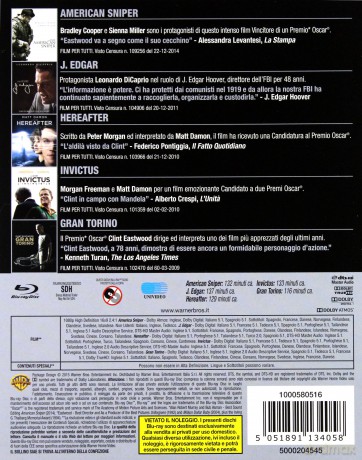 American Sniper / J. Edgar / Hereafter / Invictus / Gran Torino [BOX] [5xBlu-Ray]