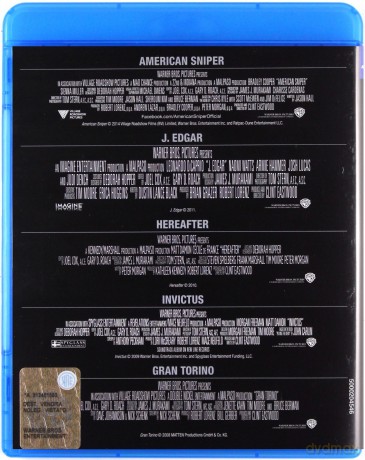 American Sniper / J. Edgar / Hereafter / Invictus / Gran Torino [BOX] [5xBlu-Ray]