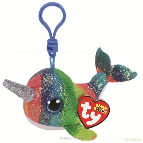 Beanie Boos Nori - Kolorowy Narw jednozębny