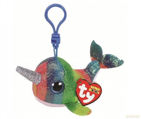 Beanie Boos Nori - Kolorowy Narw jednozębny