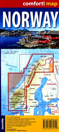 Comfort! map Norwegia (Norway) 1:1 000 000