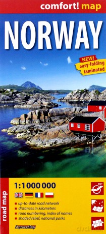 Comfort! map Norwegia (Norway) 1:1 000 000
