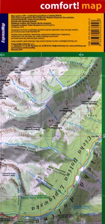 Copfort! map Tatry Wysokie i Bielskie 1:30 000