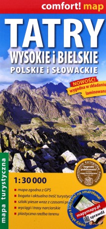 Copfort! map Tatry Wysokie i Bielskie 1:30 000