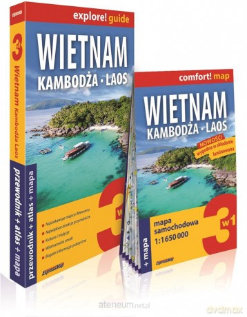 Explore! guide Wietman, Kambodża, Laos 3w1 [KSIĄŻKA]