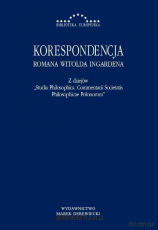 Korespondencja Romana Witolda Ingardena [KSIĄŻKA]