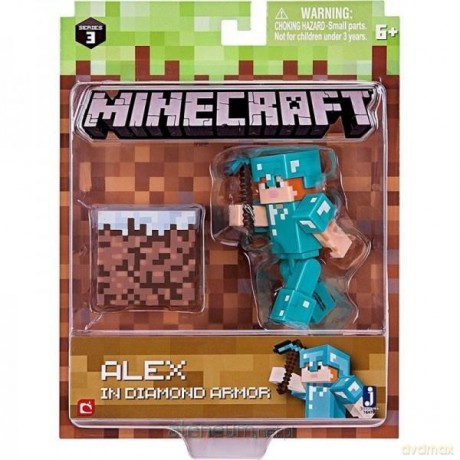 Minecraft - figutka Alex w diamentowej zbroi [FIGURKA]