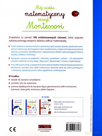 Mój wielki matematyczny zeszyt Montessori [KSIĄŻKA]