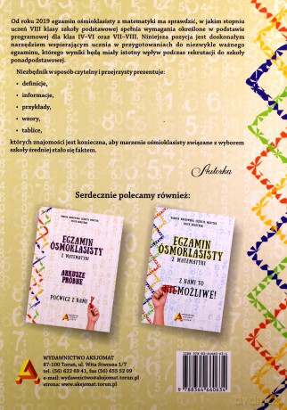 Niezbędnik ósmoklasisty z matematyki - Dorota Masłowska [KSIĄŻKA]