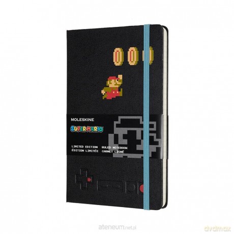 Notes linia L Super Mario, czarny