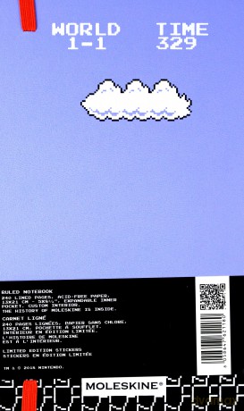 Notes linia L Super Mario, fioletowy