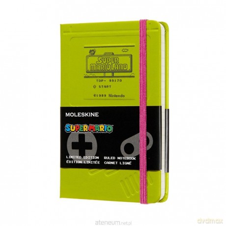 Notes linia P Super Mario, zielony