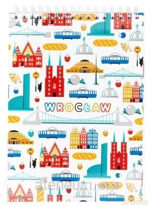 Notes na spirali - A5 Wrocław symbole