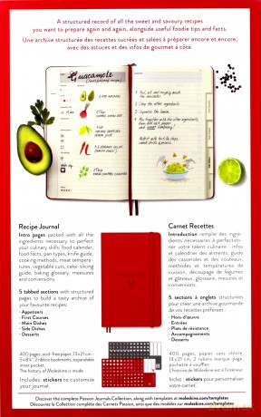 Notes Passion Journal Recipe, 400 stron