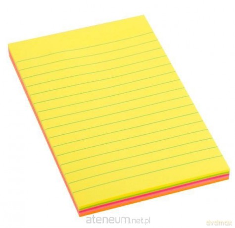 Notes samoprzylepny 98x150mmon w linie