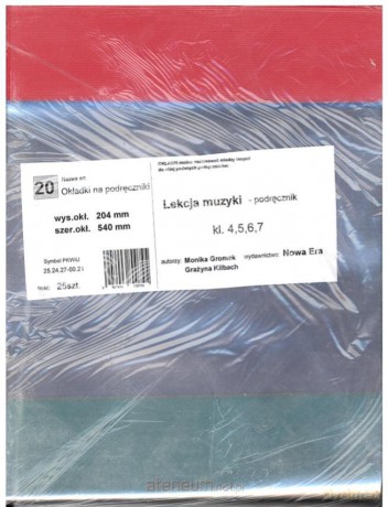 Okładka na podręcznik Lekcja muzyki (25 szt)