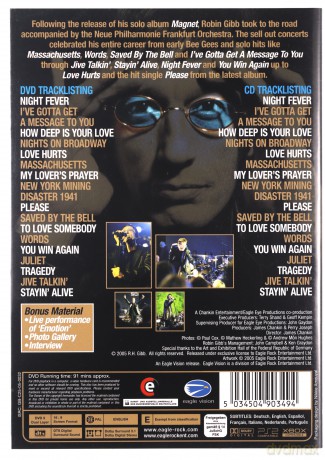 Robin Gibb: Live [CD]+[DVD]