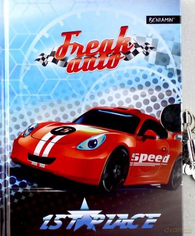 Pamiętnik z kłódką Freak Auto