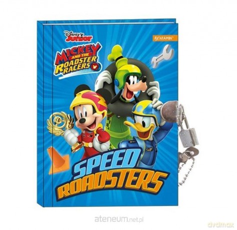 Pamiętnik z kłódką Mickey Mouse