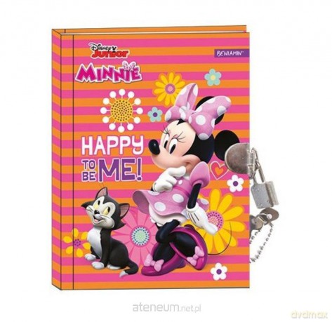 Pamiętnik z kłódką Minnie Mouse