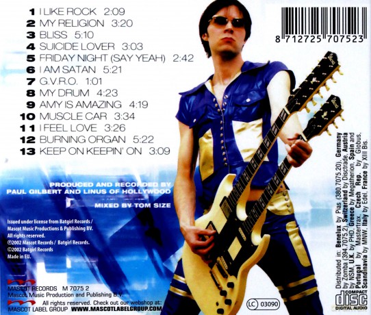 Paul Gilbert: Burning Organ [CD]