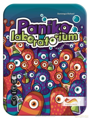 Panika w laboratorium (puszka) [GRA PLANSZOWA]