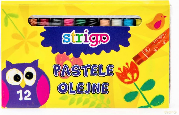 Pastele olejne 12 kolorów