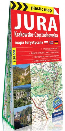 Plastic map Jura Krakowsko-Częstochowska 1:50 000