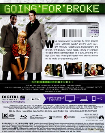 Trading Places (Nieoczekiwana zmiana miejsc) [Blu-Ray]