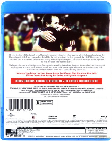 Arsenal: The Goal That Changed Everything [Blu-Ray]