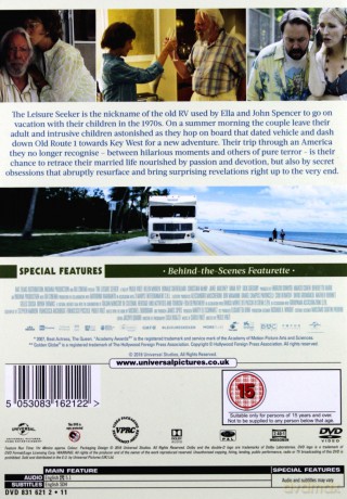 The Leisure Seeker (Ella i John) [DVD]