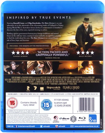 The Water Diviner (Źródło Nadziei) [Blu-Ray]