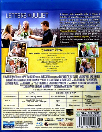 Letters to Juliet (Listy do Julii) [Blu-ray]