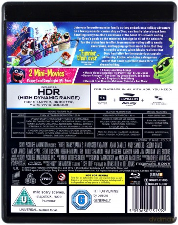 Hotel Transylvania 3: Summer Vacation [Blu-Ray 4K]+[Blu-Ray]