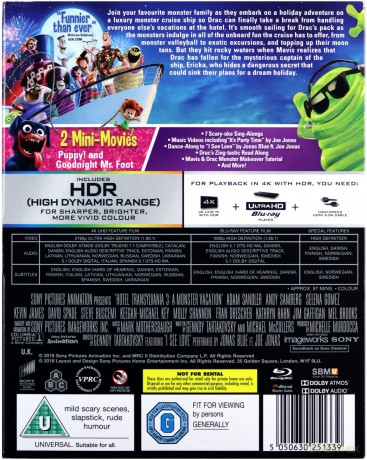 Hotel Transylvania 3: Summer Vacation [Blu-Ray 4K]+[Blu-Ray]